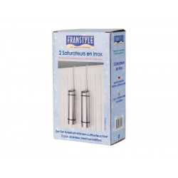 Lot de 2 saturateurs tube inox inox, 300 ml de marque Sans marque, référence: B8697700