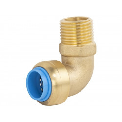 Coude de filetage male laiton D.12 pour tube en multicouc de marque Sans marque, référence: B8704100