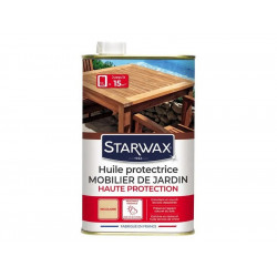 Huile protectrice teck et bois exotiques, 1 l, STARWAX de marque Starwax, référence: B8712700