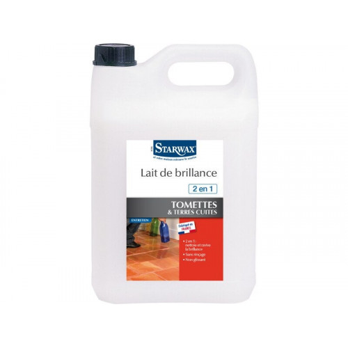 Lait de brillance tomettes 2 en 1 STARWAX 5 L - Starwax