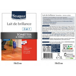 Lait de brillance tomettes 2 en 1 STARWAX 5 L - Starwax