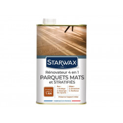 Rénovateur 4 en 1 parquets mats et stratifiés, STARWAX, 900 ml de marque Starwax, référence: B8714200