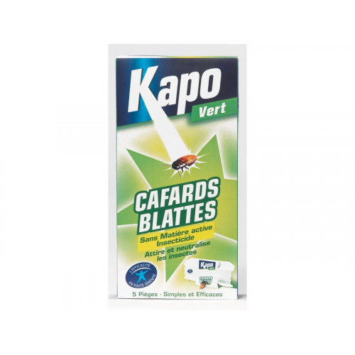 Anti Cafard/Blatte Piege X5 Kapo Vert - KAPO