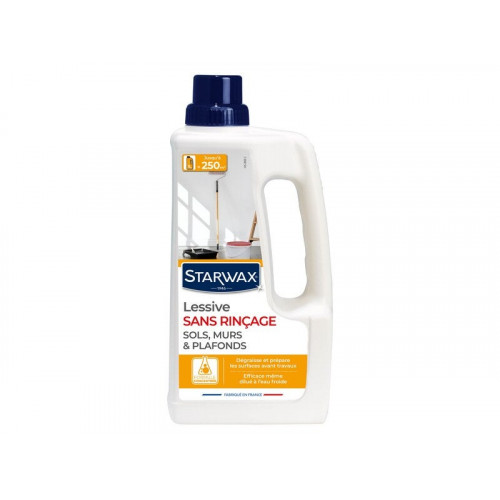 Lessive sans rinçage sols, murs et plafonds STARWAX 1L - Starwax