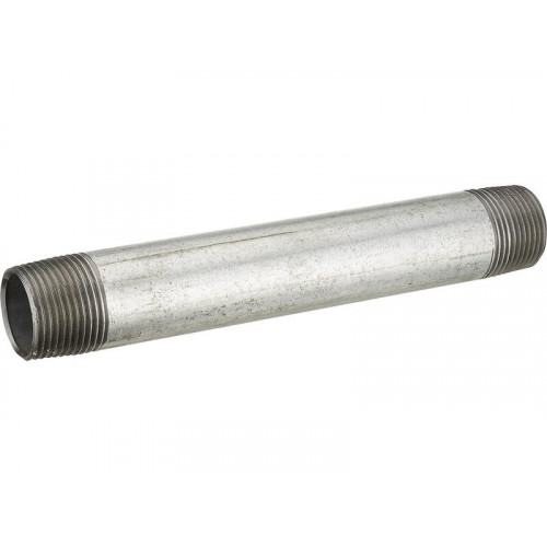 Tube d'alimentation filetage, acier galvanisé, en barre, diam.  26 x 34 mm, L.0,20 m - Sans marque