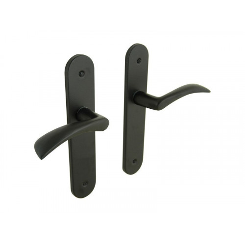 Lot de 2 poignées de porte Azur sans trou, CHRISLIGNE, aluminium entraxe 165 mm - CHRISLIGNE