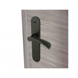 Lot de 2 poignées de porte Azur sans trou, CHRISLIGNE, aluminium entraxe 165 mm - CHRISLIGNE