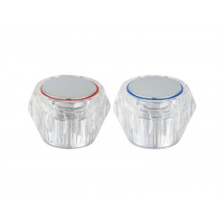 Lot de 2 croisillons cristal + jeux d'inserts, REGARDS INTERNATIONAL de marque Regards International, référence: B8740200