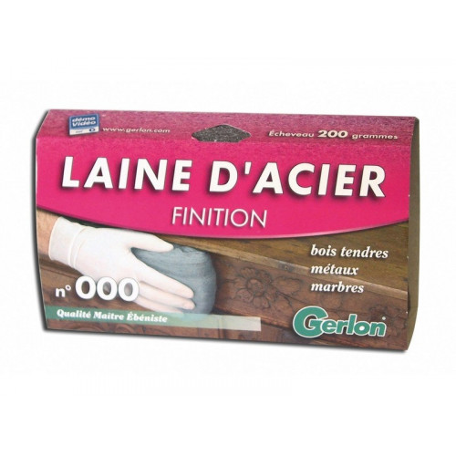 Laine D'Acier De Finition Gerlon N°000, 200 G - GERLON