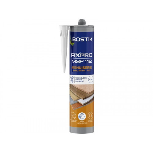 Colle joint int/ext polymere bostik fixpro msp112 menuiserie c290ml - Bostik