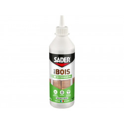 Colle d'assemblage polyurethane bois exterieur d4 sader biberon 500g de marque Sader, référence: B8756800