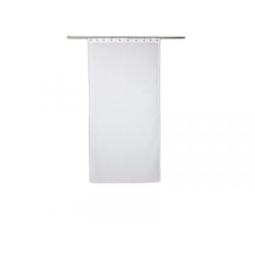 Vitrage tamisant Cleo blanc l. 80 x H. 160 cm - Sans marque