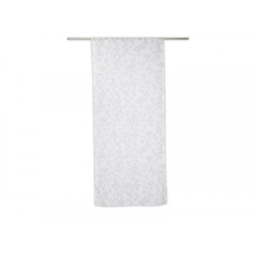 Vitrage tamisant Empreinte blanc l. 90 x H. 210 cm - Sans marque