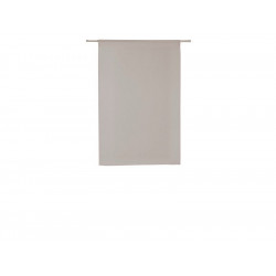 Paire de vitrages tamisant Leo gris poivre n5 l. 60 x H. 90 cm de marque Sans marque, référence: B8761300