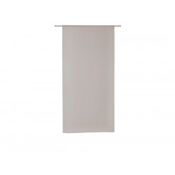 Paire de vitrages tamisant Leo gris poivre n5 l. 60 x H. 180 cm de marque Sans marque, référence: B8761600