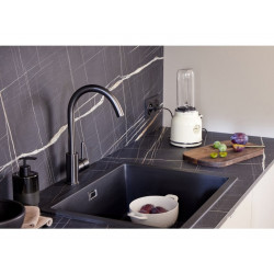 Mitigeur de cuisine graphite, ESSEBAGNO Kiwo - ESSEBAGNO