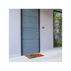 Tapis coloris assortis rectangulaire, l.40 x L.60 cm Flowers - Sans marque