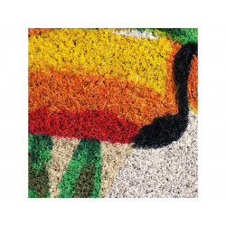 Tapis coloris assortis rectangulaire, l.40 x L.60 cm Toucans - Sans marque