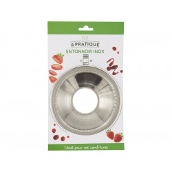 Entonnoir confiture inox diam. 14,8 cm H. 6,4 cm - LE PRATIQUE