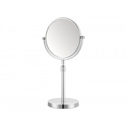 Miroir grossissant x 5 rond, H.15 x l.15 x P.0.5 cm, Réglable en hauteur de marque MP GLASS, référence: B8782900