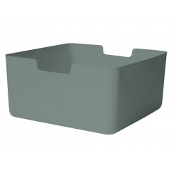 Bac plastique recycle M KUB Sage 2 H.15 x l.31 x P.31 cm de marque Sans marque, référence: B8785000