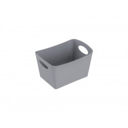 Bac de rangement box recyclé S plastique granit H. 11 x l. 13 cm de marque Sans marque, référence: B8790300