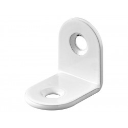 Lot de 10 équerres de chaise acier blanc HETTICH, L.20 mm x l.15 mm x H.2 cm de marque HETTICH, référence: B8800100