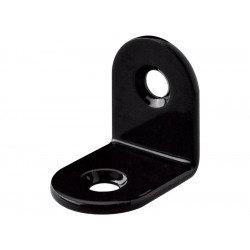 Lot de 10 équerres de chaise acier noir HETTICH, L.10 mm x l.1.5 mm x H.2 cm - HETTICH