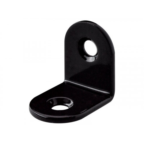 Lot de 10 équerres de chaise acier noir HETTICH, L.10 mm x l.1.5 mm x H.2 cm - HETTICH