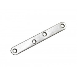 Patte d'assemblage inox mat HETTICH, L. 120 mm x l.15 mm x H.0.2 cm - HETTICH