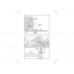 Amortisseur  pneumatique HETTICH, l.65 mm - HETTICH