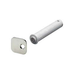 Lot de 2 aimants à pression plastique HETTICH, L.41 x Diam.10 mm de marque HETTICH, référence: B8801500