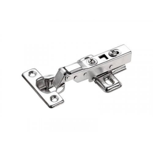 Charnière invisible acier pour meuble, 1/2 applique entraxe 38 mm D.26 mm - HETTICH