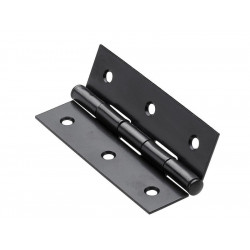 Charnière en acier pour meuble, HETTICH, L.60 x l.35 mm, noir de marque HETTICH, référence: B8803800