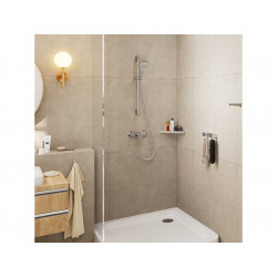 Pommeau de douche, flexible et barre HANSGROHE Vernis blend chromé - HANSGROHE