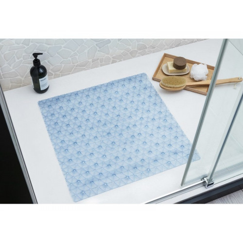 Tapis Antidérapant Bleu Pour Douche, Diamond Aqua Tatay - TATAY