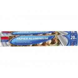 Papier aluminium rouleau 20 x 0.29m de marque Sans marque, référence: B8843300