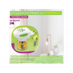 Diffuseur électrique avec recharge liquide citronnelle, ACTO - ACTO