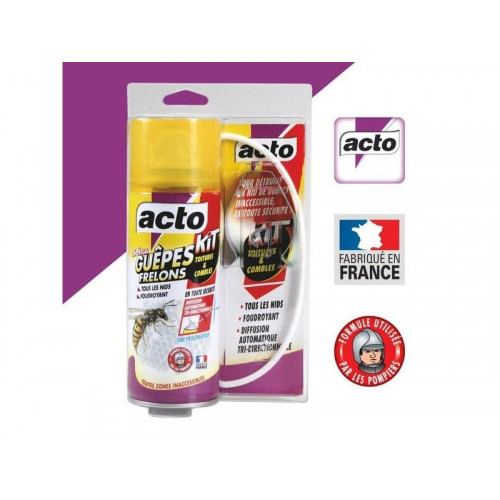 Antiguêpes et frelons aérosol ACTO, 300ml - ACTO