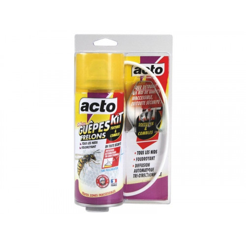 Antiguêpes et frelons aérosol ACTO, 300ml - ACTO