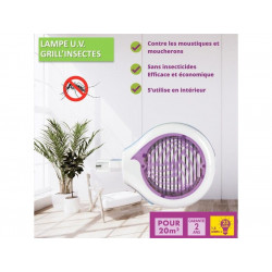 Lampe led UV, GRILL’INSECTES, protège jusqu'à 20 m² - ACTO