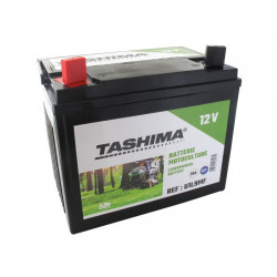 Batterie gel F1 12V 28 AH + à gauche de marque TASHIMA, référence: J8758400