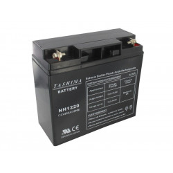 Batterie gel/agm 100% étanche pour tondeuses autoportées 12V, 20A de marque TASHIMA, référence: J8758900