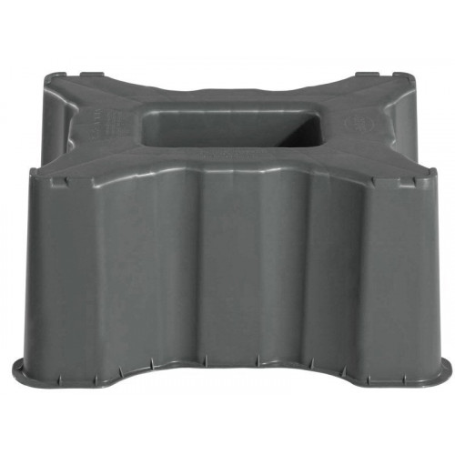 Support cuve rectangulaire GARANTIA, 300 litres, gris - GARANTIA