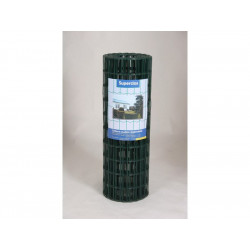 Grillage Superclos Plus vert, maille 100 x 50 mm, diam. 2.5 mm, H. 0.60 x L. 10 m de marque Cavatorta, référence: J8836700