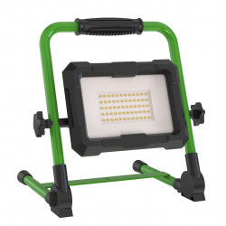 Projecteur LED BCL Fold LED 50 Akku - IP54 avec support de marque BergTecTool, référence: B8857500