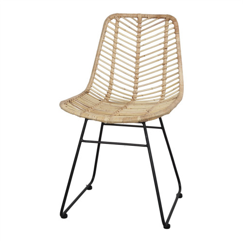 Chaise en rotin avec un style nordique - modèle 031 - naturel - MWlab