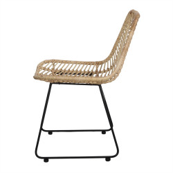 Chaise en rotin avec un style nordique - modèle 031 - naturel - MWlab