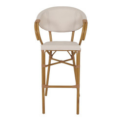 Tabouret haut avec un style bistrot - modèle 082 - beige - MWlab