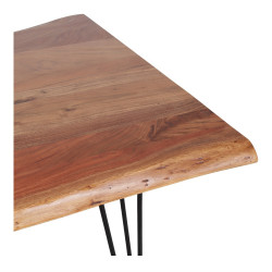 Table de salle à manger avec un style rustique industriel - modèle 085 - 180 cm - MWlab